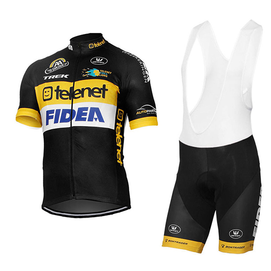 2017 Maillot Telenet Fidea Lions Tirantes Mangas Cortas negro